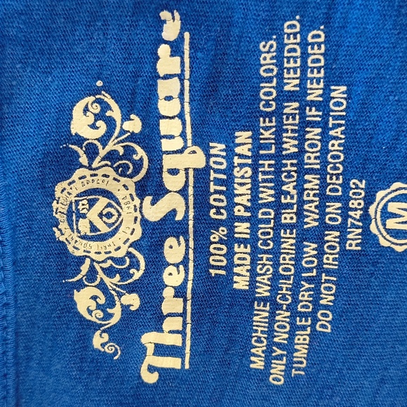 Blue Ladies UK Shirt With Cuffed Short Sleeves. - Picture 4 of 4